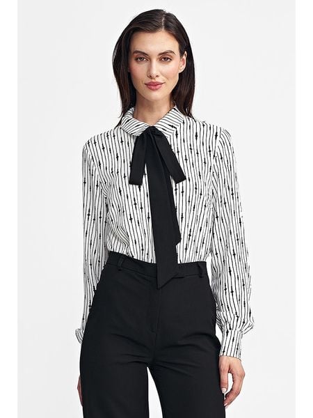 Nife Bluzka w kolorze kremowym rozmiar: 38. Brązowe bluzki Nife, bez wzorów, bez kołnierzyka, bez ramiączek. Za 147.56 zł.