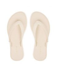 Tommy Hilfiger Japonki Scandi FW0FW09206 Écru. Klapki TOMMY HILFIGER, bez wzorów, ze skóry, bez obcasa. Za 189.99 zł.