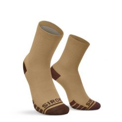 Skarpetki rowerowe Gravel unisex SIROKO GS1. Brązowe skarpety SIROKO, bez wzorów, z tkaniny. W wyprzedaży za 61.95 zł.