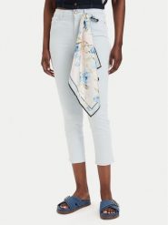 Guess Jeansy W5GA91 W93CM Niebieski jasny Skinny Fit. Niebieskie jeansy Guess, z aplikacjami. Za 524.99 zł.