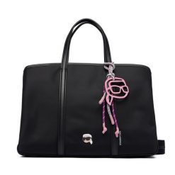 Torebka KARL LAGERFELD. Czarne torebki klasyczne KARL LAGERFELD, bez wzorów, bez dodatków. Za 799.99 zł.