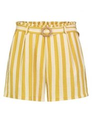 Sublevel Szorty w kolorze żółto-beżowym rozmiar: L. Brązowe szorty Sublevel, bez wzorów, z tkaniny. Za 60.99 zł.