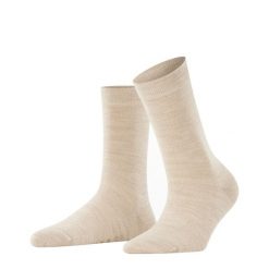 Skarpetki damskie Falke Softmerino. Niebieskie skarpety Falke, bez wzorów, z bawełny. Za 129.50 zł.