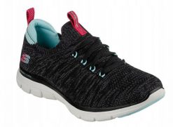 Buty Sportowe Damskie Skechers Flex Appeal. Czarne obuwie sportowe Skechers, bez zapięcia, trekkingowe, Skechers Sport. Za 307.99 zł.