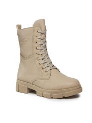 Rieker Botki Y7116-60 Beżowy. Brązowe botki Rieker, bez wzorów, ze skóry, bez obcasa, na płaskiej podeszwie, bez zapięcia. Za 335.00 zł.