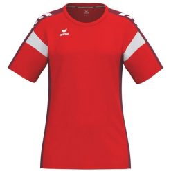 Koszulka Erima Celebrate 125 Function czerwona. Czerwone bluzki Erima, bez wzorów, z materiału, sportowe, bez kołnierzyka, bez ramiączek. Za 265.99 zł.
