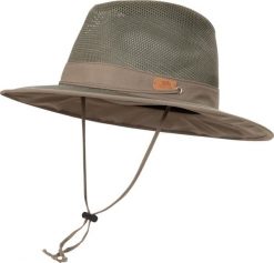 2058 Unisex kapelusz mesh Panama khaki. Zielone kapelusze 2117 OF SWEDEN, bez wzorów, z meshu. Za 106.75 zł.
