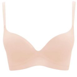 Biustonosz push-up z pianki z elastycznymi ramiączkami Emmaline. Czarne biustonosze Intica, bez wzorów. Za 59.00 zł.