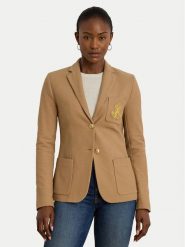 LAUREN RALPH LAUREN Marynarka 200797305018 Beżowy Slim Fit. Brązowe marynarki i żakiety Lauren Ralph Lauren, xs, bez wzorów, z bawełny. Za 1,499.00 zł.