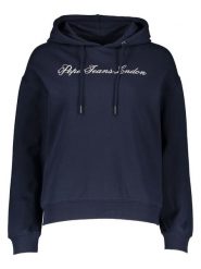Pepe Jeans Bluza w kolorze granatowym rozmiar: S. Niebieskie bluzy Pepe Jeans, s, bez wzorów, z bawełny, z kapturem. Za 162.11 zł.