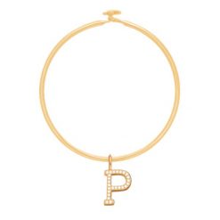 Bransoletka Penelope z pozłacaną literką P z cyrkoniami. Bransoletki Lilou, z cyrkonią, pozłacane. Za 278.00 zł.