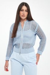 Kardigan damski ażurowy z cekinami PESERICO. Kardigany PESERICO, w ażurowe wzory. Za 3,659.00 zł.