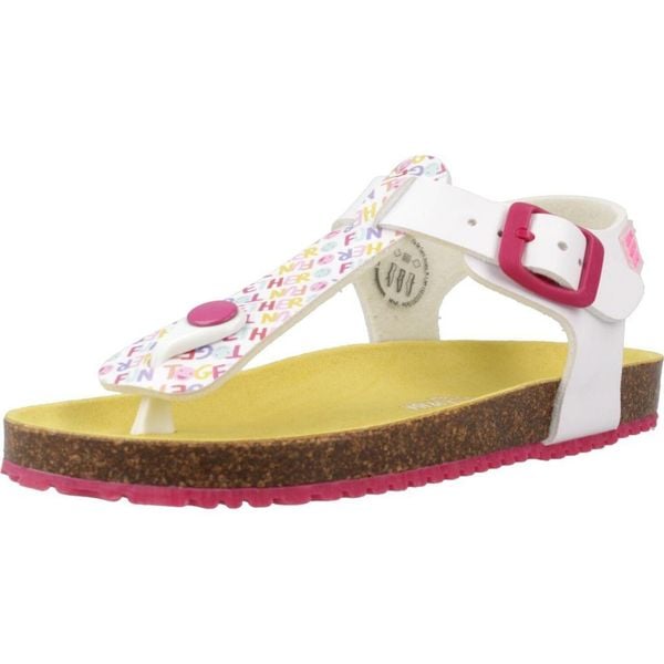 Sandały AGATHA RUIZ DE LA PRADA 242944A Biały. Białe sandały Agatha Ruiz de la Prada, bez wzorów, z syntetyku, bez obcasa, bez zapięcia. Za 180.57 zł.