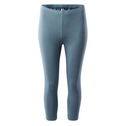 Legginsy damskie IQ Silky WMNS 3/4 - niebieskie, Rozmiar XL. Niebieskie legginsy IQ, xl, bez wzorów, z materiału. W wyprzedaży za 42.99 zł.
