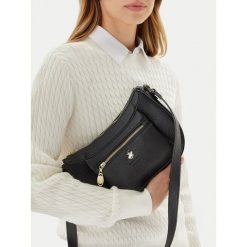 Torebka Beverly Hills Polo Club. Czarne listonoszki Beverly Hills Polo Club, bez wzorów, bez dodatków. Za 159.99 zł.