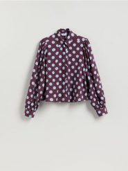 Koszula z modalem - wielobarwny. Koszule Reserved, l, bez wzorów, z tkaniny, bez kołnierzyka, bez ramiączek. Za 139.99 zł.