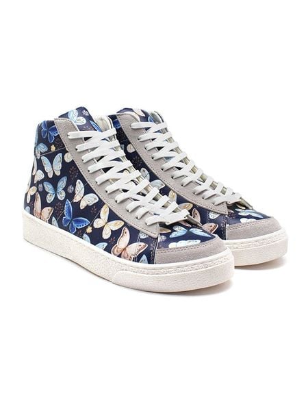 Goby Sneakersy ze wzorem rozmiar: 40. Trampki Goby, bez wzorów, z materiału, za kostkę, bez zapięcia. Za 221.67 zł.