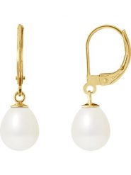 Pearl Addict Złote kolczyki z perłami rozmiar: onesize. Białe kolczyki Pearl Addict, z perłą, złote. Za 528.34 zł.
