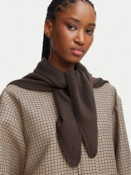 Weekend Max Mara Chusta 2625746015650 Brązowy ciemny. Brązowe rękawiczki Weekend Max Mara, bez wzorów, z kaszmiru. Za 889.99 zł.
