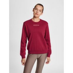 Bluza damska Hummel TE Element. Czerwone bluzy Hummel, na jesień, s, bez wzorów, z bawełny, bez kaptura. Za 236.00 zł.