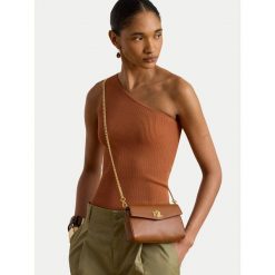 Torebka LAUREN RALPH LAUREN. Brązowe listonoszki Lauren Ralph Lauren, bez wzorów, bez dodatków. Za 1,199.00 zł.