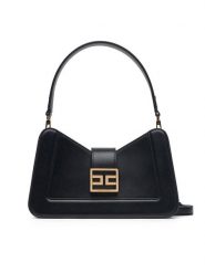 Elisabetta Franchi Torebka BS-18A-51E2-V350 Czarny. Czarne torebki klasyczne Elisabetta Franchi, bez wzorów, ze skóry, bez dodatków. Za 909.99 zł.