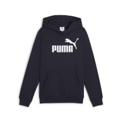 Młodzieżowa polarowa bluza z kapturem ESS z logo No. 1 PUMA New Navy Blue. Niebieskia bluzy Puma, m, bez wzorów, z dżerseju, z kapturem. Za 159.00 zł.