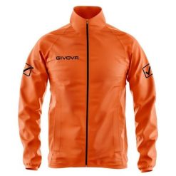 Givova Rain Basico kurtka przeciwdeszczowa 3XS. Brązowe kurtki sportowe Givova, na zimę, xs, bez wzorów, z nylonu, bez kaptura, do biegania. Za 175.99 zł.