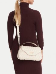 Guess Torebka Valla HWQG81 22200 Écru. Torebki klasyczne Guess, z aplikacjami, ze skóry, bez dodatków. Za 339.99 zł.