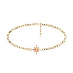 Bransoletka na kostkę z zawieszką Kompas. Bransoletki Lilou, z mosiądzu. Za 147.60 zł.