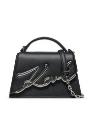 KARL LAGERFELD Torebka 240W3004 Czarny. Czarne torebki klasyczne KARL LAGERFELD, bez wzorów, ze skóry, bez dodatków. Za 1,299.00 zł.
