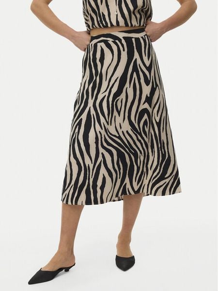 Vero Moda Spódnica midi Mymilo 10340419 Czarny Regular Fit. Czarne spódnice Vero Moda, m, bez wzorów, z wiskozy, midi. Za 97.99 zł.