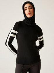 Dare 2b Sweter "Diamant" w kolorze czarno-białym rozmiar: 36. Czarne swetry Dare 2b, bez wzorów, bez ramiączek. Za 219.08 zł.