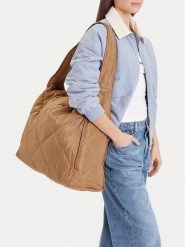 Roxy Torebka WBEOHP-ROXY-MZ-002-10 Beżowy. Brązowe shopper Roxy, bez wzorów, z materiału, bez dodatków. Za 79.99 zł.