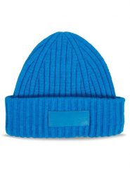 Tommy Hilfiger Czapka Tommy Twist Beanie AW0AW15325 Niebieski. Niebieskie czapki TOMMY HILFIGER, bez wzorów, z syntetyku. Za 299.99 zł.