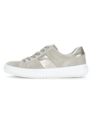 Gabor Skórzane sneakersy w kolorze złoto-zielonym rozmiar: 37. Zielone trampki Gabor, bez wzorów, bez zapięcia. Za 204.95 zł.