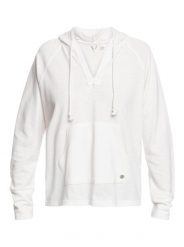 Bluza z kapturem dla Kobiety DESTINATION SURF Biały. Białe bluzy sportowe Roxy, m, bez wzorów, z bawełny, z kapturem. Za 269.75 zł.