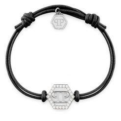 Bransoletka PHILIPP PLEIN. Czarne bransoletki Philipp Plein. Za 609.99 zł.