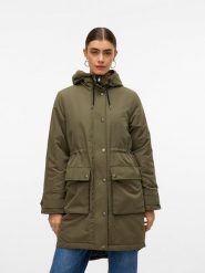 Vero Moda Parka w kolorze khaki rozmiar: M. Brązowe parki Vero Moda, m, bez kaptura. Za 236.05 zł.