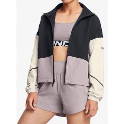Kurtka wiatrówka damska Under Armour UA Unstoppable Jacket. Czarne kurtki sportowe Under Armour, m, bez wzorów, bez kaptura. Za 359.99 zł.