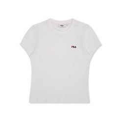 Koszulka damska Fila Trivero. Białe bluzki Fila, bez wzorów, bez ramiączek. Za 221.74 zł.