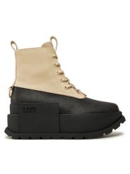 United Nude Botki Roko Patrol Boot 10881510192 Beżowy. Brązowe botki United Nude, bez wzorów, ze skóry, bez obcasa, na koturnie, bez zapięcia. Za 1,599.00 zł.