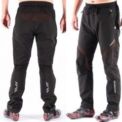 Spodnie rowerowe rockbros ochrona termiczna i odblask rozmiar L. Czarne spodnie sportowe ROCKBROS, l, bez wzorów, rowerowe. Za 199.99 zł.