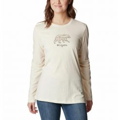 Koszulka z długiem rękawem Damska Columbia Hidden Haven LS Tee Longsleeve. Brązowe bluzki Columbia, m, bez wzorów, sportowe, bez kołnierzyka, bez ramiączek. Za 121.99 zł.