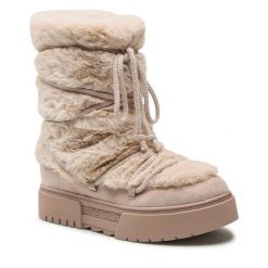 Botki Jenny Fairy. Brązowe botki Jenny Fairy, bez wzorów, bez obcasa, na płaskiej podeszwie, bez zapięcia. Za 159.99 zł.