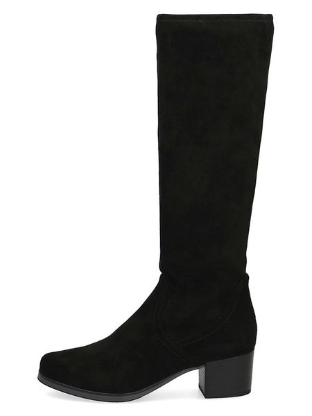 Caprice Kozaki w kolorze czarnym rozmiar: 37. Czarne kozaki Caprice, na zimę, bez obcasa, na obcasie, bez zapięcia. Za 222.94 zł.