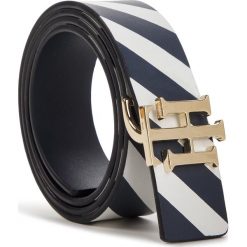 Pasek Damski TOMMY HILFIGER - Th Reversible 3.0 AW0AW06160 902. Białe paski TOMMY HILFIGER, bez wzorów, ze skóry. W wyprzedaży za 159.00 zł.