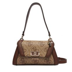 Torebka Guess. Brązowe torebki klasyczne Guess, z aplikacjami, bez dodatków. Za 589.99 zł.