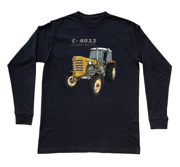 Ursus C-4011 — bluzka z długim rękawem (Rozmiar: 5 - 6 lat; Kolor koszulki: czarny; Rodzaj nadruku: Ursus C-4011). Czarne bluzki nikiniki, s, bez wzorów, z bawełny, bez kołnierzyka, bez ramiączek. Za 79.00 zł.