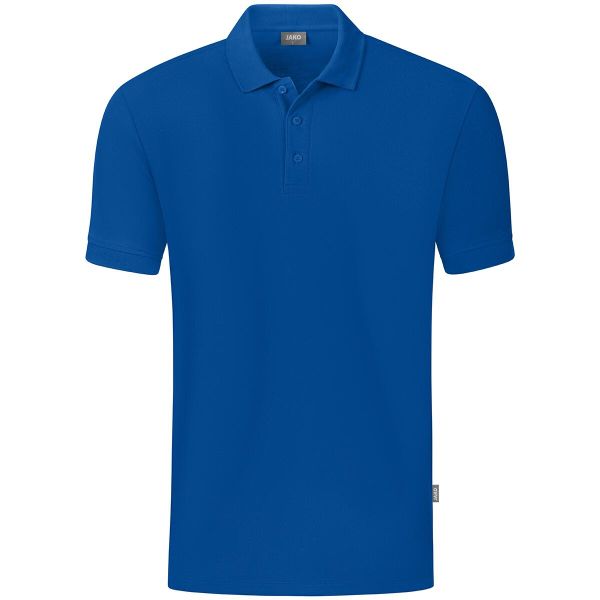 Polo Jako Organic. Niebieskie koszulki polo JAKO, m, bez wzorów, z bawełny, bez kołnierzyka, bez ramiączek. Za 194.00 zł.